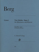Pieces 4 Op 5 Cla/pno