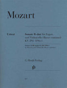 Sonata K 292 B Flat Bsn/vc (or Bc)