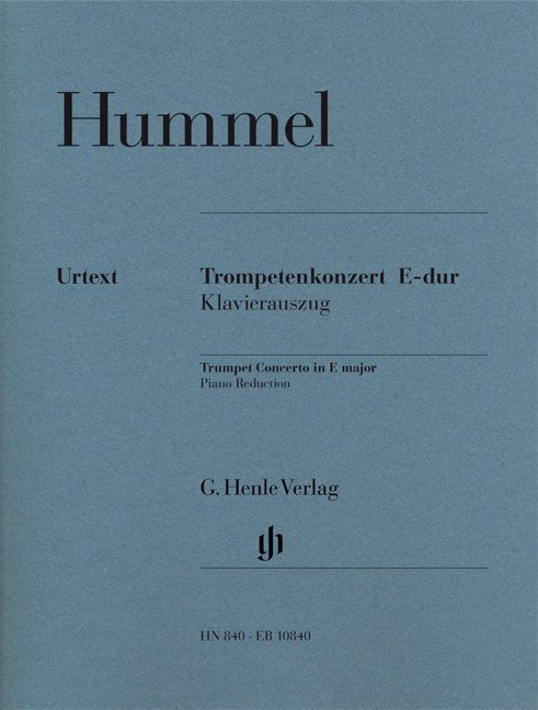 Hummel - Concerto E Original Key and E Flat Tpt/pno