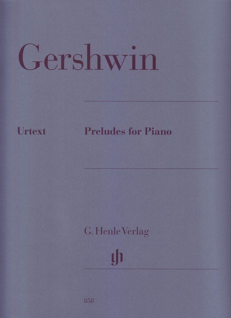 Gershwin - 3 Preludes for Piano Urtext