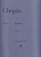 Chopin - Ballades Urtext Ed Mullemann Theopold