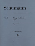 Schubert - Abegg Variations Op 1 Urtext