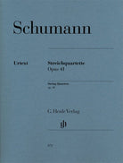 Schumann - String Quartets Op 41 Parts