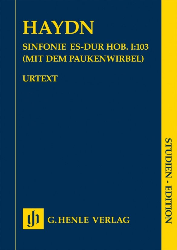 Haydn - Symphony E Flat Major Hob I/103 Study Score