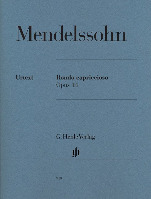 Mendelssohn - Rondo Capriccioso Op 14 Urtext
