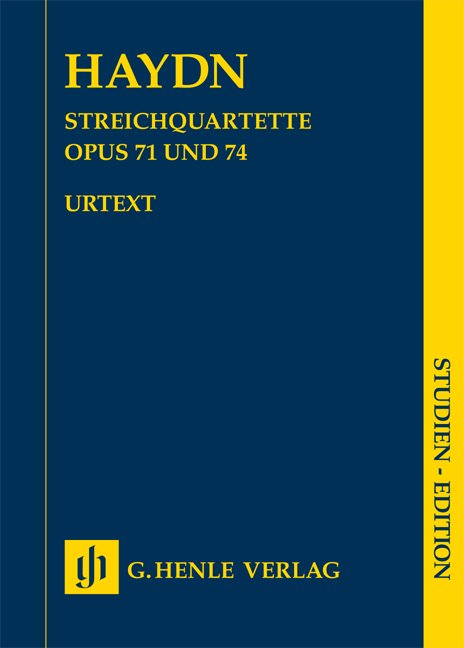 String Quartets Bk 9 Op 71 Op 74 Study Score