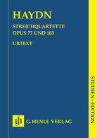 String Quartets Bk 11 Op 77 Op 103 Study Score