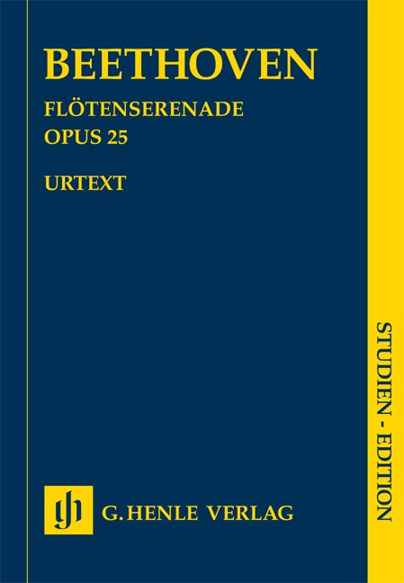 Flute Serenade Op 25 D Ed Voss Study Score