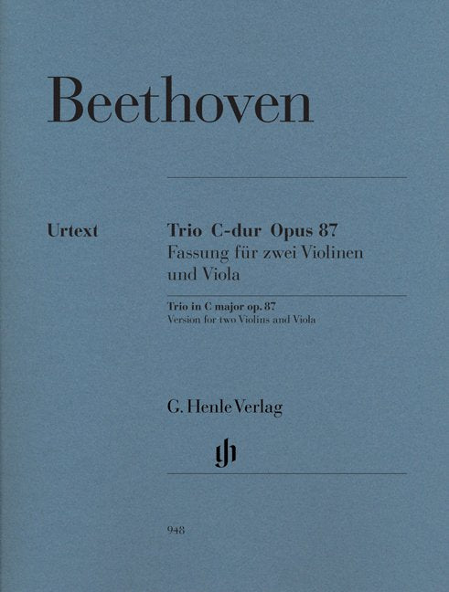 Trio Op 87 C 2vln Vla
