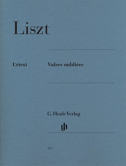 Liszt - Valses Oubliees Piano Urtext
