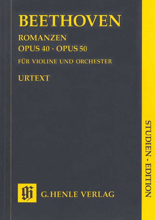 Romances 2 Op 40 G Op 50 F Vln/orch Urtext