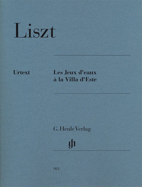 Liszt - Les Jeux Deau a La Villa Deste Urtext