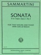 Sonata E Flat Op 1 No 3 2 Vln
