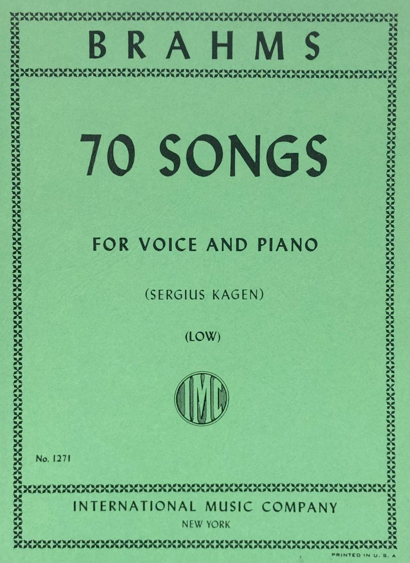 Songs 70 Low Voice Ger/eng