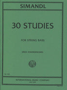 Simandl - 30 Studies for Double Bass