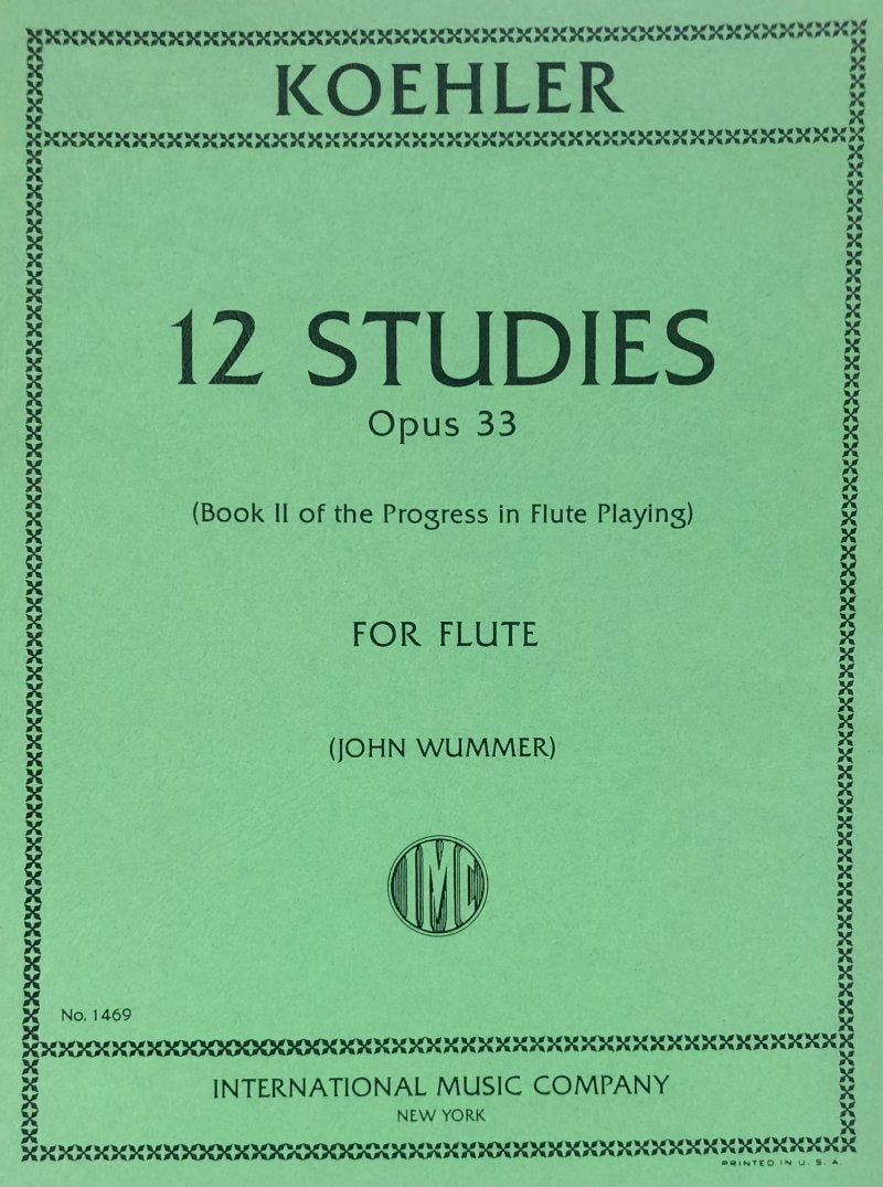 Studies Op 33 Bk 2 Flute