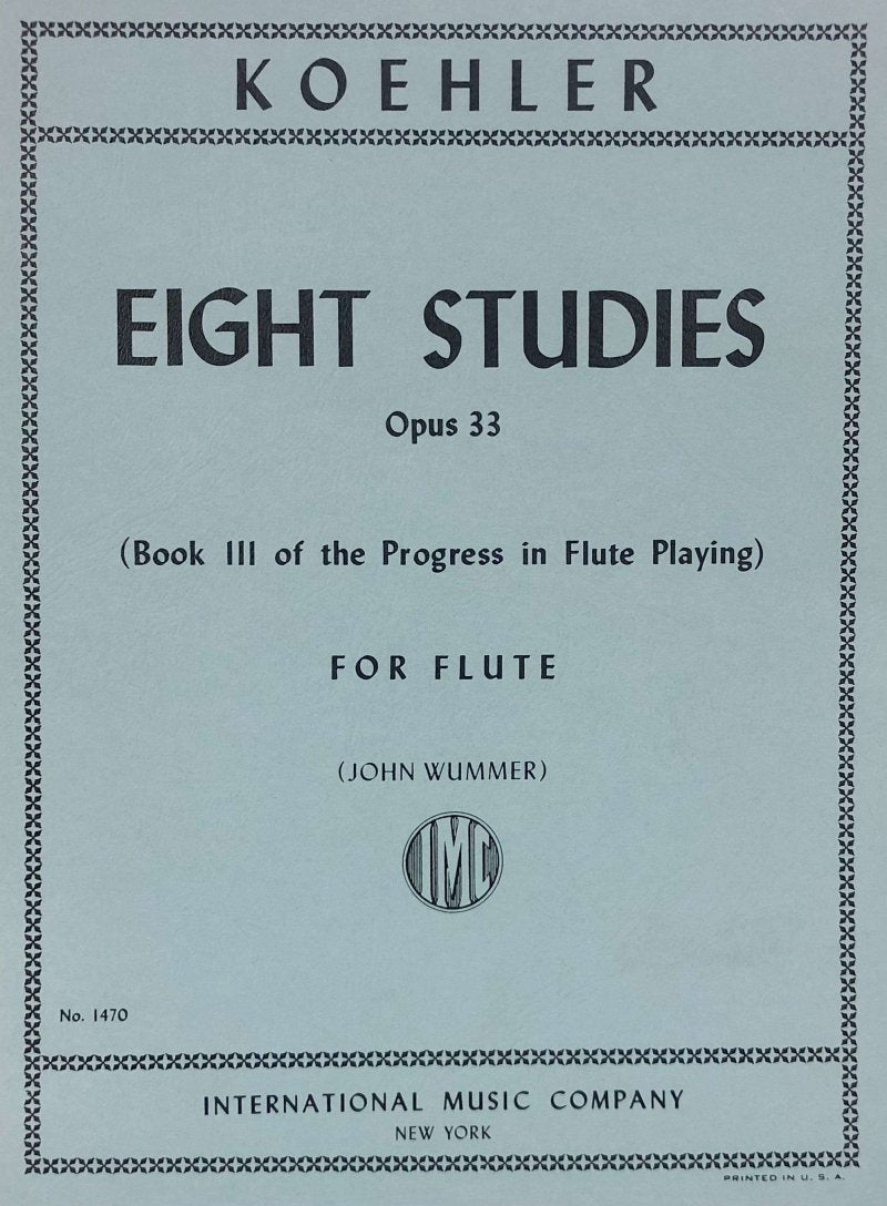 Studies Op 33 Bk 3 Flute