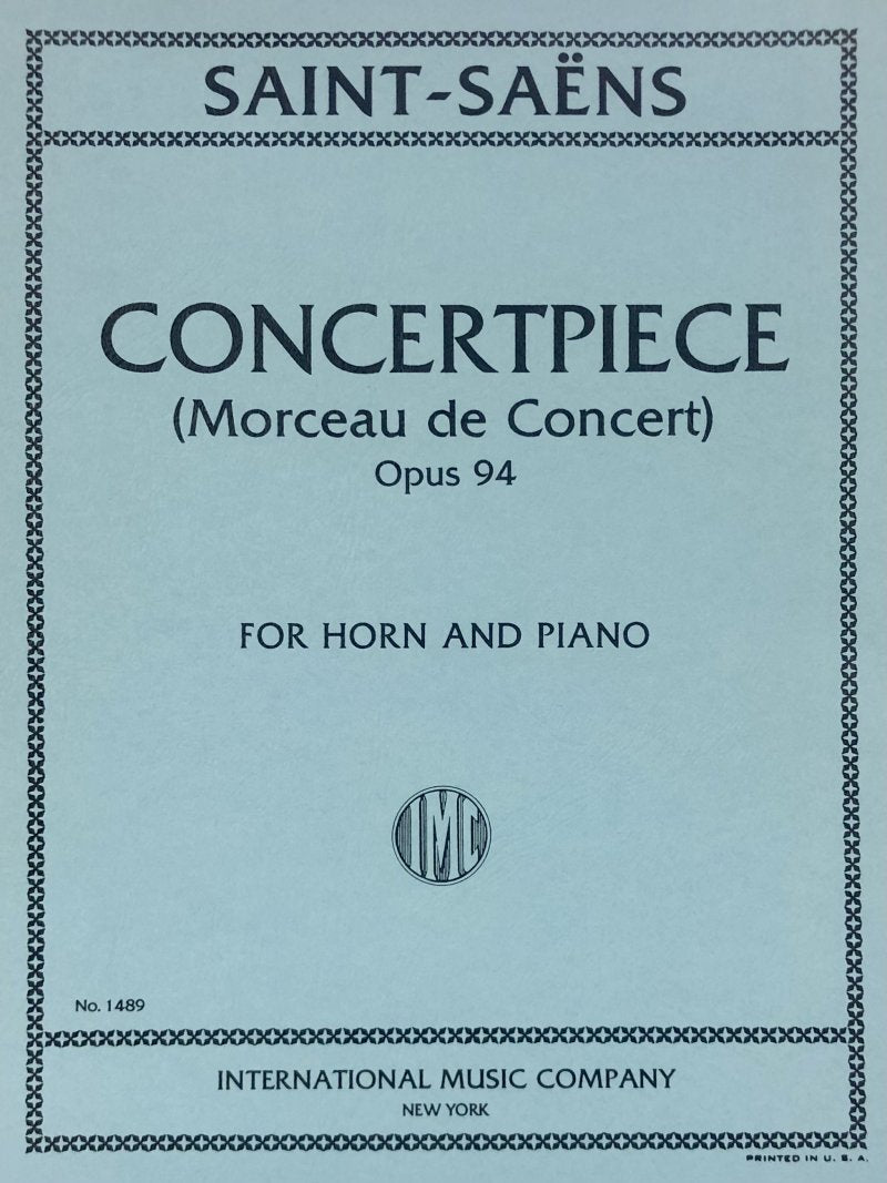 Saint Saens - Concertpiece Op 94 French Horn/piano
