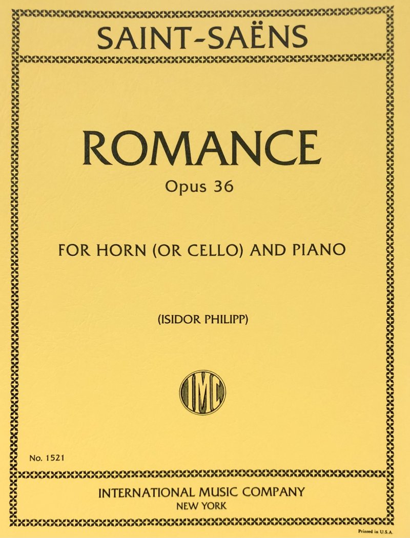 Saint-Saens - Romance Op 36 French Horn/piano