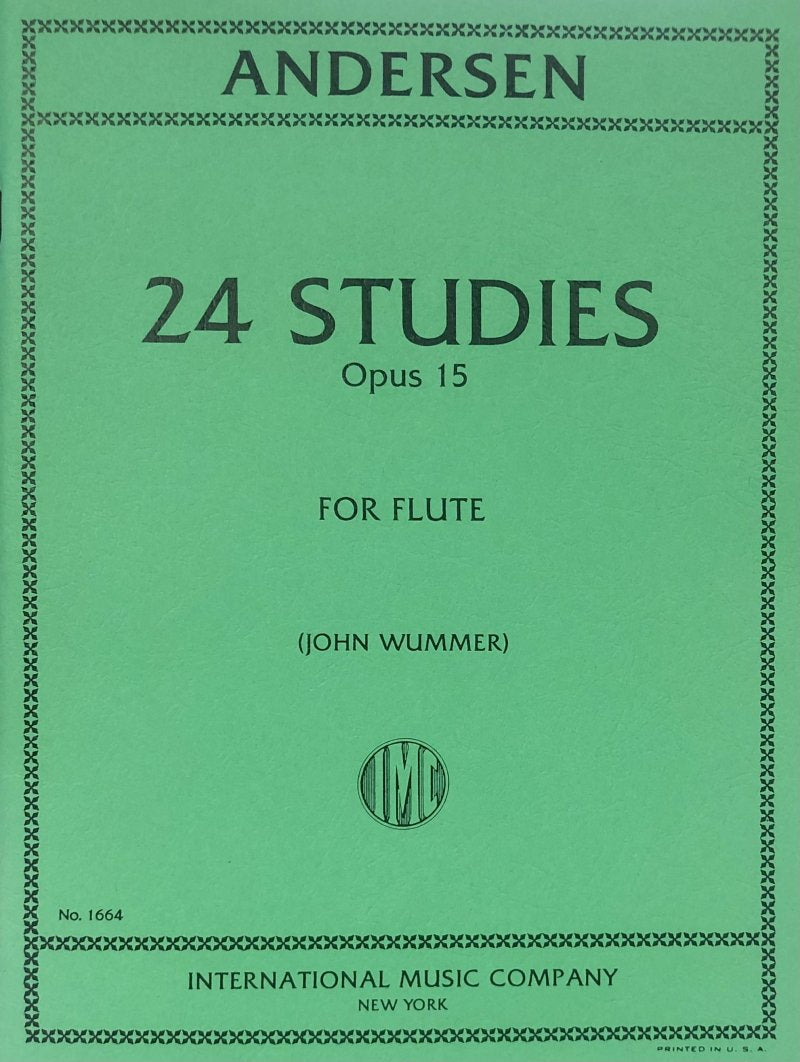 Andersen - 24 Studies Op 15 Flute