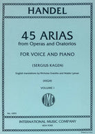 Handel - 45 Arias From Operas & Oratorios Vol 1 High Voice