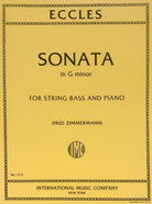 Eccles - Sonata G Minor Double Bass/piano Ed Zimmermann