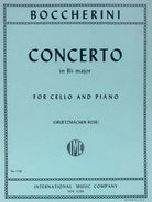 Boccherini - Concerto B Flat Cello/piano Ed Grutzmacher Rose