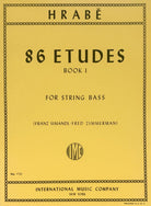 Hrabe - 86 Etudes Vol 1 for Double Bass