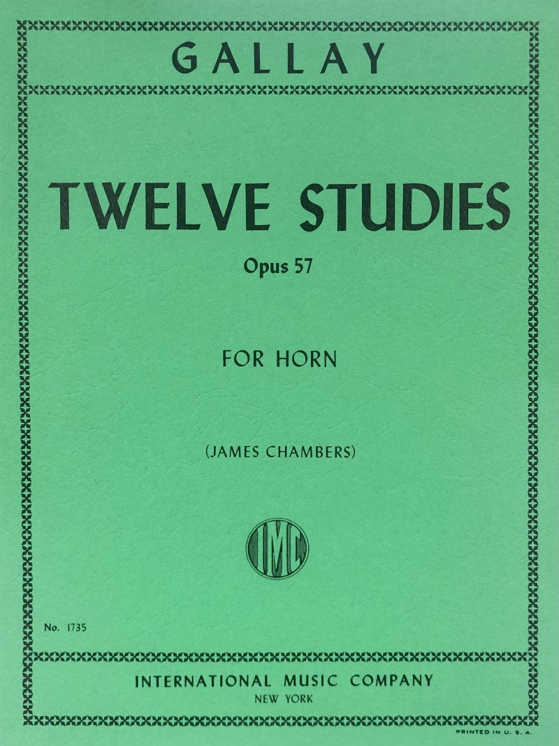 Gallay - 12 Studies Op 57 French Horn