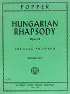 Popper - Hungarian Rhapsody Op 68 Cello/piano Ed Rose