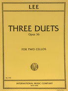 Lee - 3 Duets Op 36 for 2 Cellos