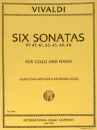 Vivaldi - 6 Sonatas Cello/piano