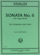 Vivaldi - Sonata No 6 B Flat Trombone/piano Arr Ostrander
