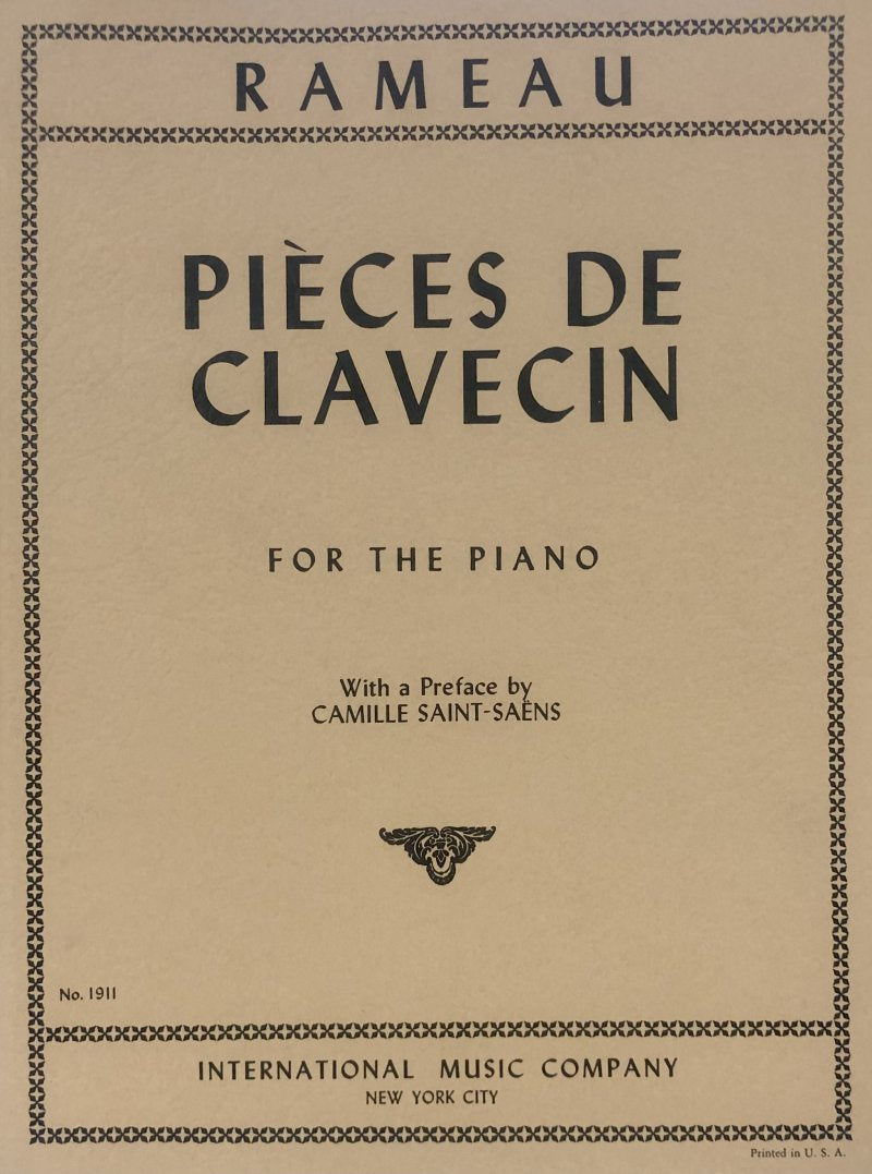 Pieces De Clavecin