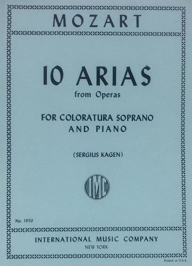 Arias From Operas 10 Coloratura Soprano