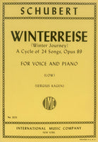 Winterreise Op 89 Low Ed Kagen Eng/ger