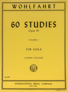 Wohlfahrt - 60 Studies Op 45 Bk 1 Viola Orig for Vln