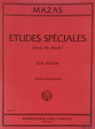 Mazas - Etudes Op 36 Bk 1 Violin Ed Galamian