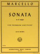 Sonata G Orig for Cello Arr Brown Trb/pno