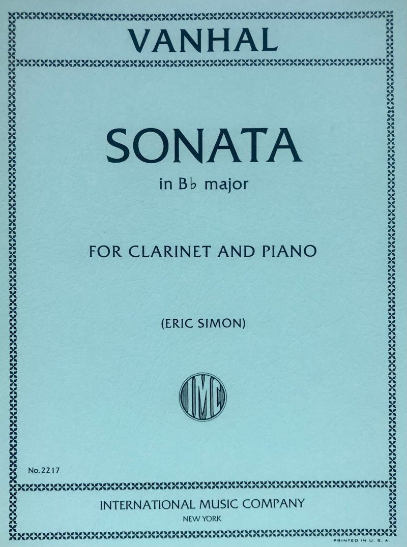 Sonata B Flat Ed Simon Cla Pno
