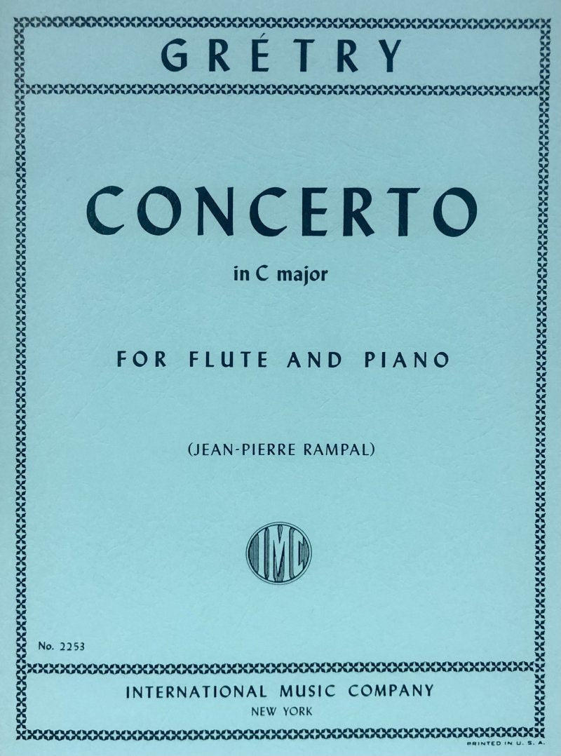 Gretry - Concerto C Major Flute/piano