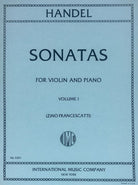Handel - 6 Sonatas Bk 1 Violin/piano