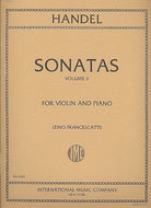 Handel - 6 Sonatas Bk 2 Violin/piano