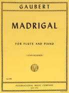Gaubert - Madrigal for Flute and Piano Ed Wummer
