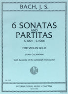 BACH - 6 SONATAS & PARTITAS VIOLIN ED GALAMIAN