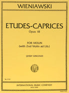 Wieniawski - 6 Etudes Caprices Op 18 Violin Ad Lib 2nd Vln