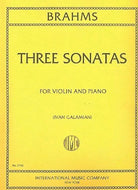 Brahms - 3 Sonatas Op 78 100 108 Violin/piano Ed Galamian