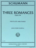 SCHUMANN - 3 ROMANCES OP 94 FLUTE/PIANO ARR RAMPAL