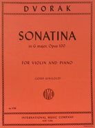 Dvorak - Sonatina G Major Op 100 Violin/piano