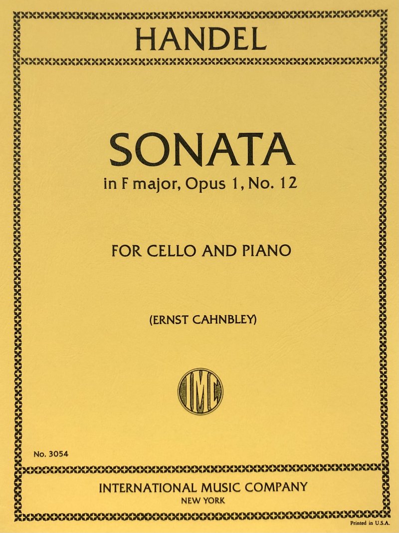 Sonata F Vlc Pno